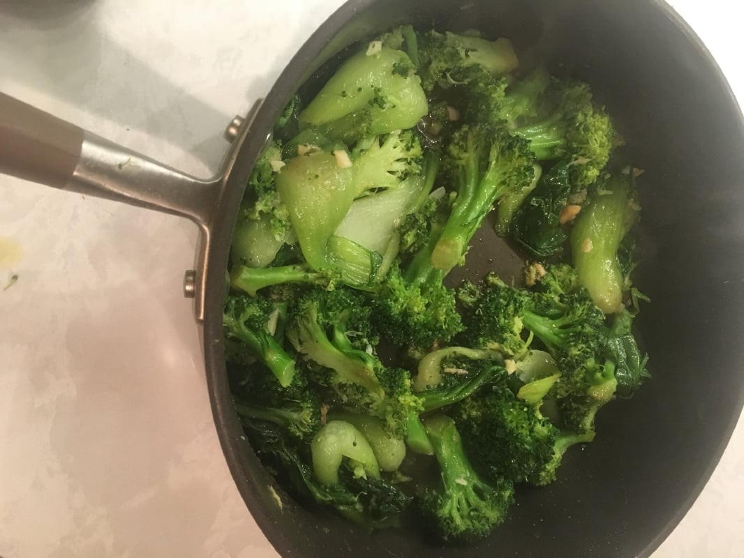Asian-Style Broccoli and Baby Bok Choy
