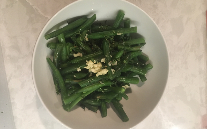 Green Beans with Rosemary and Garlic