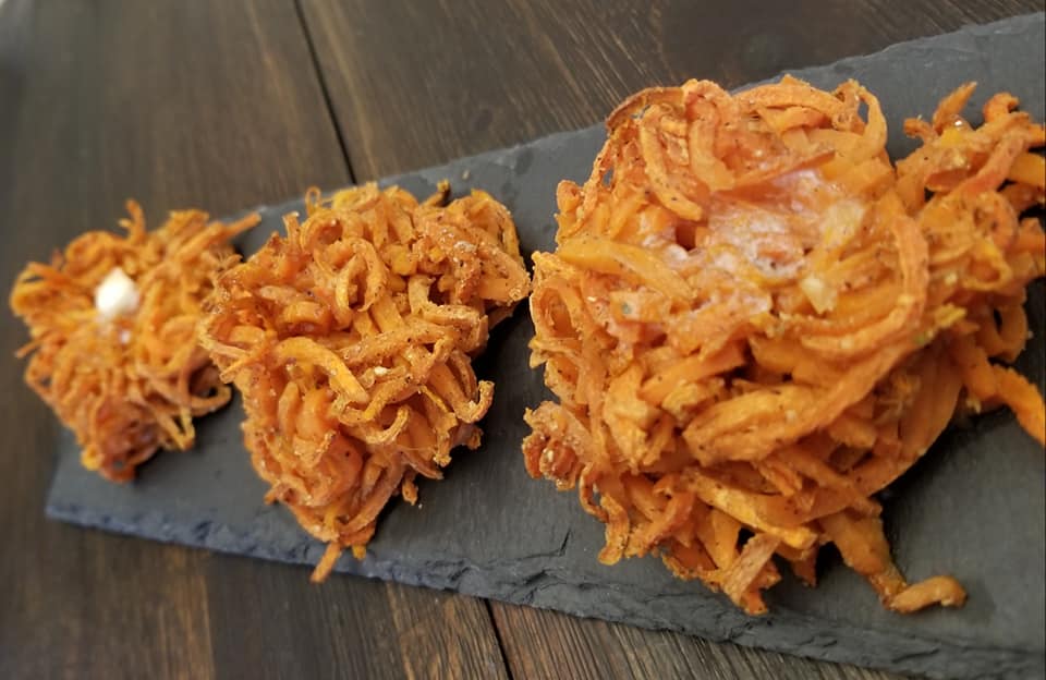 Indian Spiced Carrot Nests